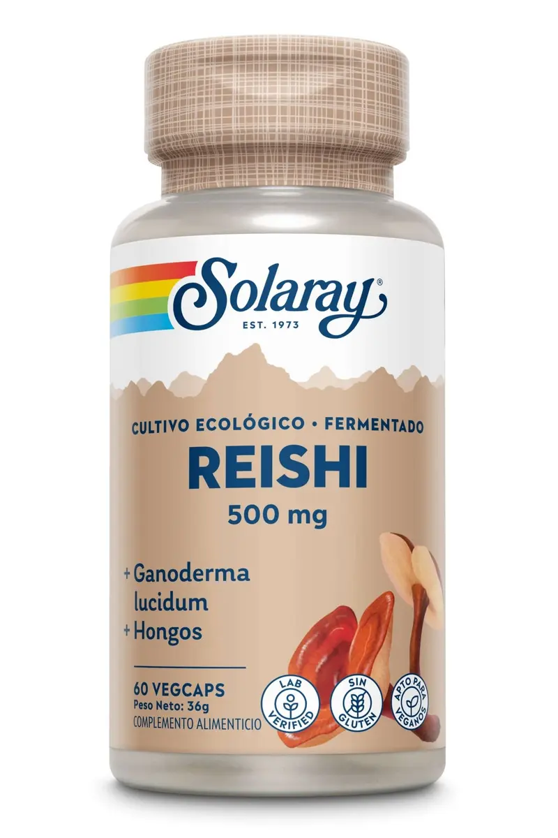 Reishi 500mg - 60 vegacápsulas - Solaray