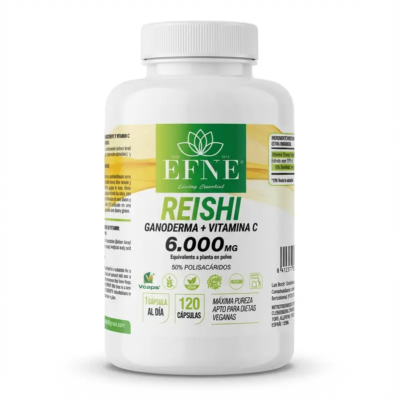 Reishi Ganoderma 6.000mg + Vitamina C - EFNE