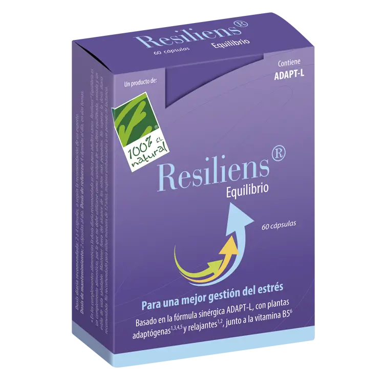 RESILIENS EQUILIBRIO CIEN POR CIEN NATURAL 60 cápsulas