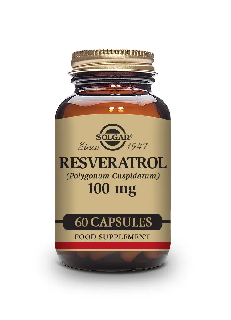 Resveratrol 100 mg (a partir de Polygonum cuspidatum) - 60 Cápsulas vegetales