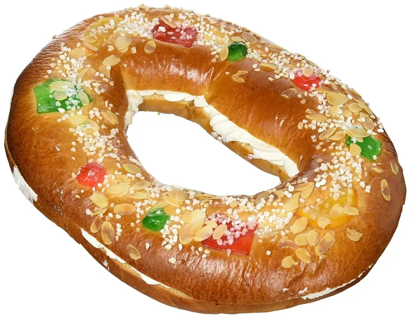Roscón de Reyes Tradicional con Nata de Dulcinova (500 g)