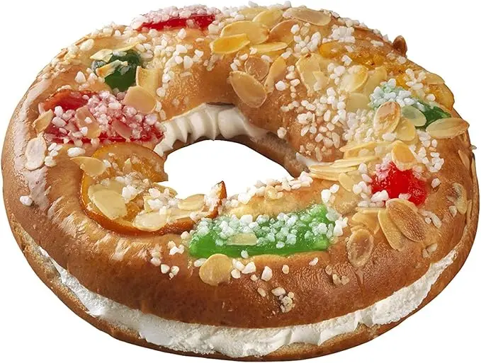 Roscón de Reyes XL Cia&Co Relleno de Nata 100% (750g)