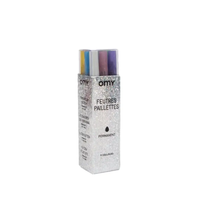 Rotuladores Omy purpurina