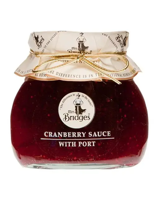 Salsa de arándanos con oporto