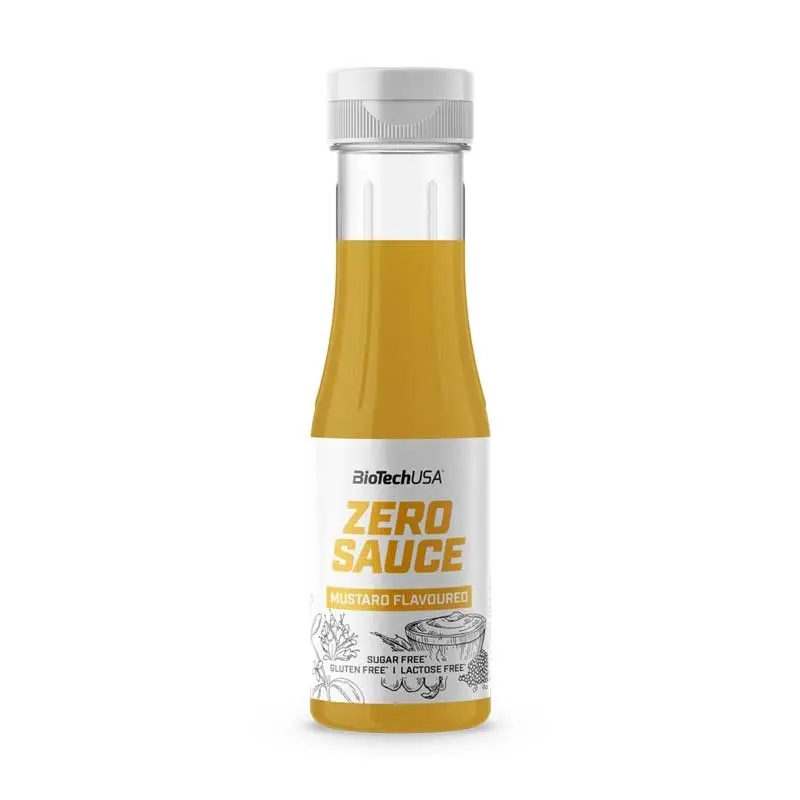 Salsa mostaza Zero 350ml BiotechUSA