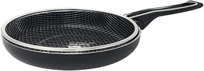 Sartén Freidora Honda con Cestillo Lifestyle Luxe de 20 cm. Fabricada en aluminio fundido, con triple capa antiadherente y apta para todo tipo de cocinas, incluida inducción.