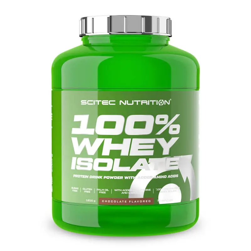 Scitec Nutrition 100% Whey Isolate (1816g, Galleta de Chocolate y Crema)