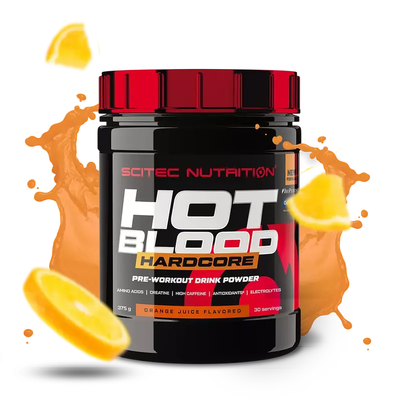 SCITEC NUTRITIONHot Blood Hardcore naranja(375 gr.)