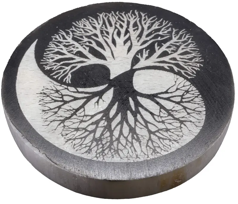 Selenita Placa Árbol de la Vida Yin