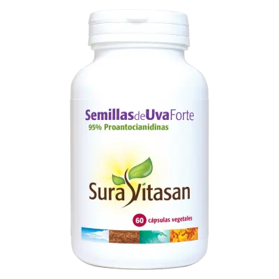 Semillas de Uva Forte con extracto de arándano rojo 60 cápsulas - SURAVITASAN