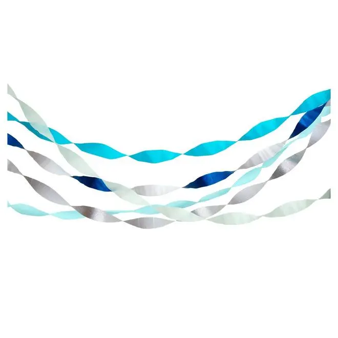 Serpentinas azules