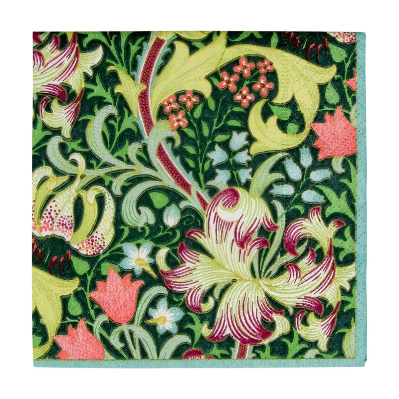 Servilletas almuerzo de papel diseño Forest golden lily
