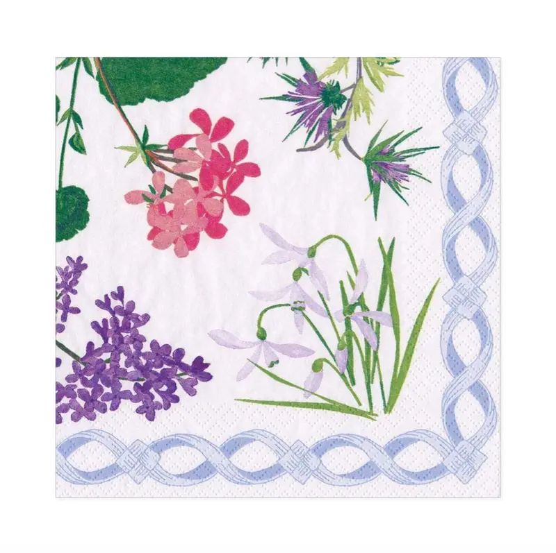 Servilletas almuerzo de papel diseño Mary Delany Flower Mosaics