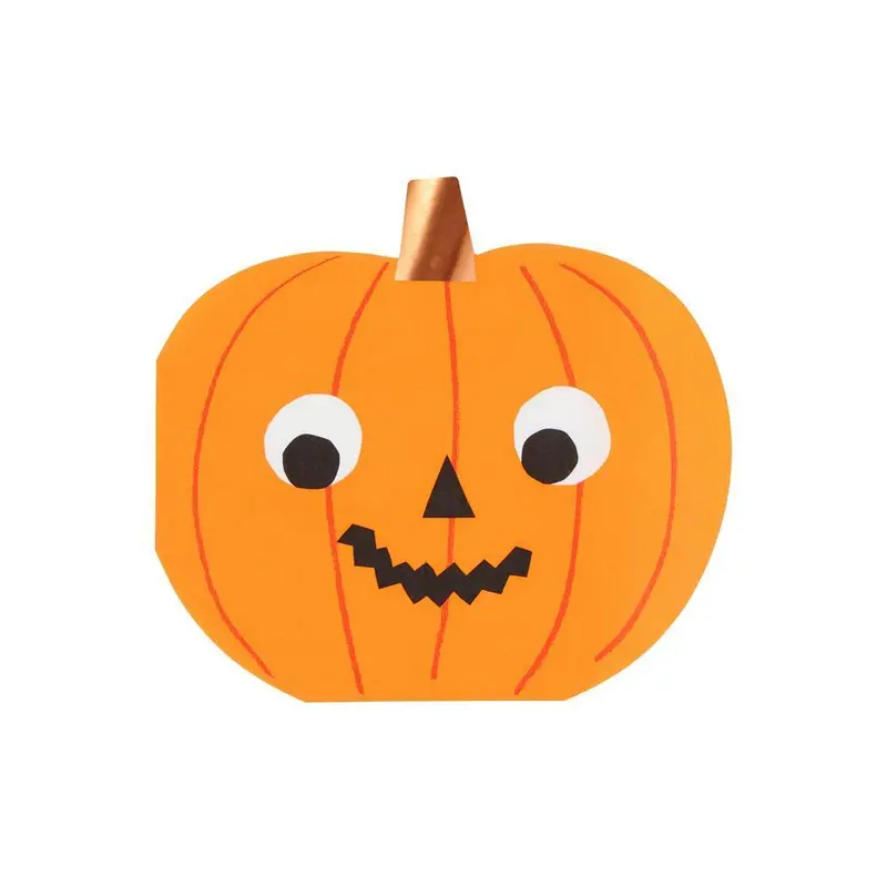 Servilletas de calabaza de Halloween
