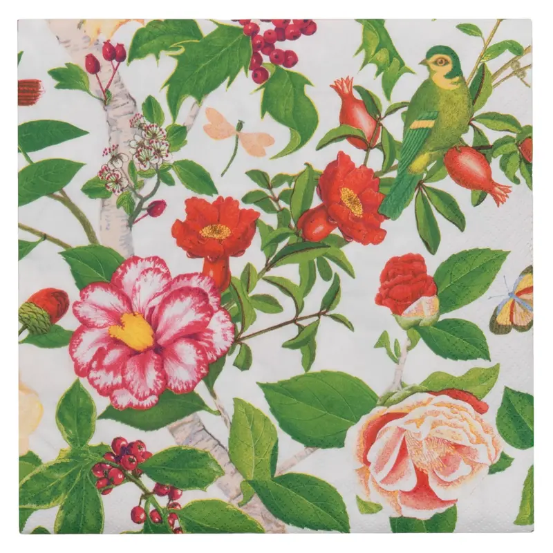 Servilletas grandes de papel diseño Christmas Chinoiserie