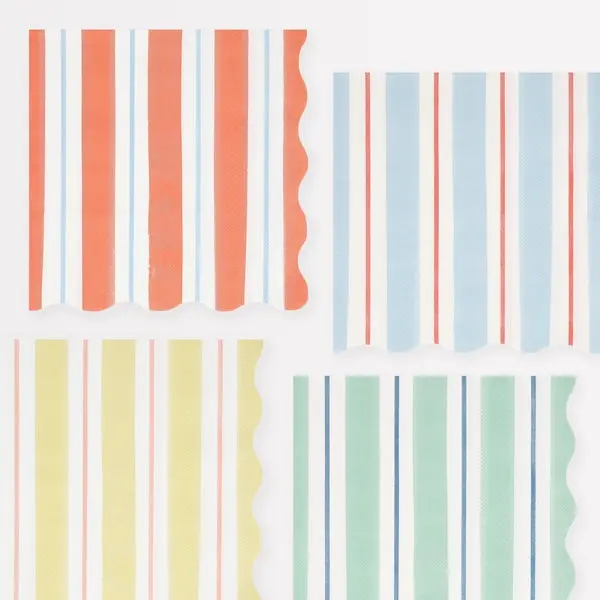 Servilletas Grandes Preppy Stripe