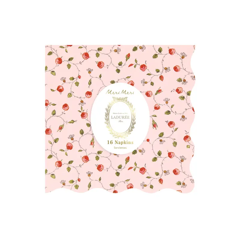 Servilletas grandes rosas Laduree Marie