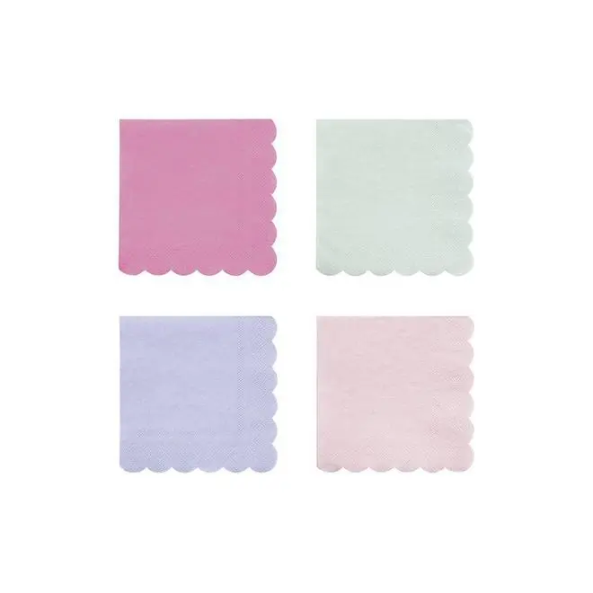 Servilletas pequeñas eco multicolor