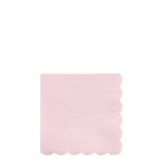 Servilletas pequeñas rosa pálido