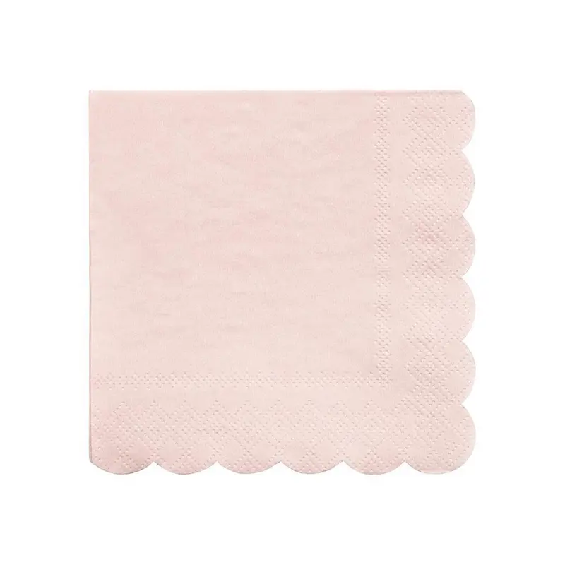 Servilletas pequeñas rosa pálido