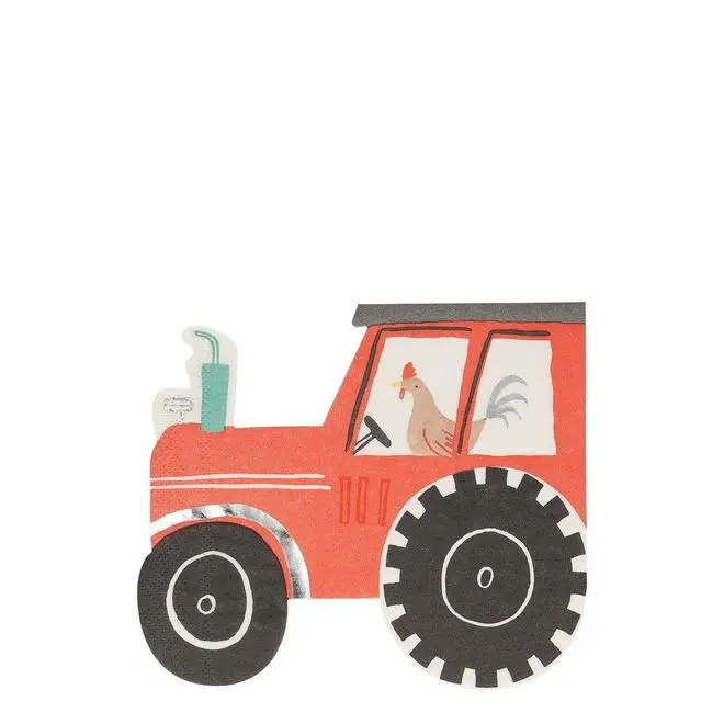 Servilletas tractor