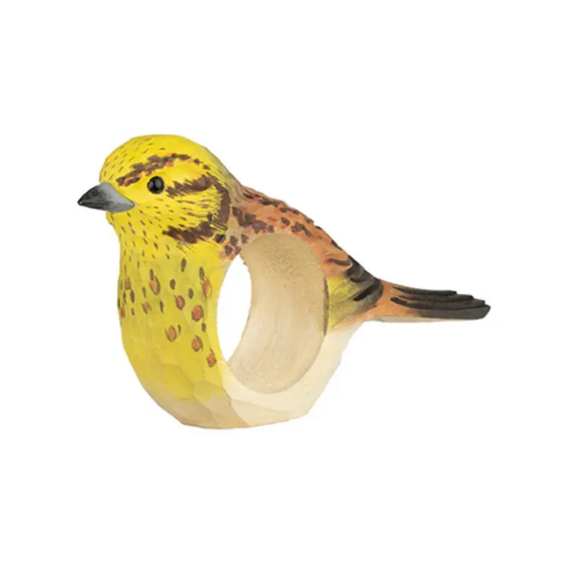 Servilletero de madera diseño Martillo amarillo
