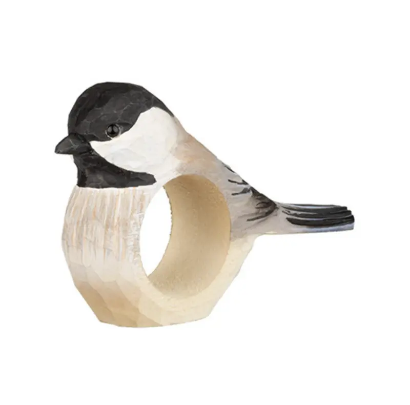 Servilletero de madera diseño Tit del pantano