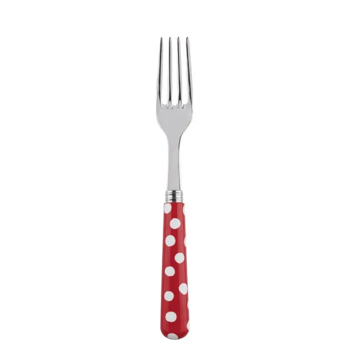 Set 24 cubiertos colección white dots