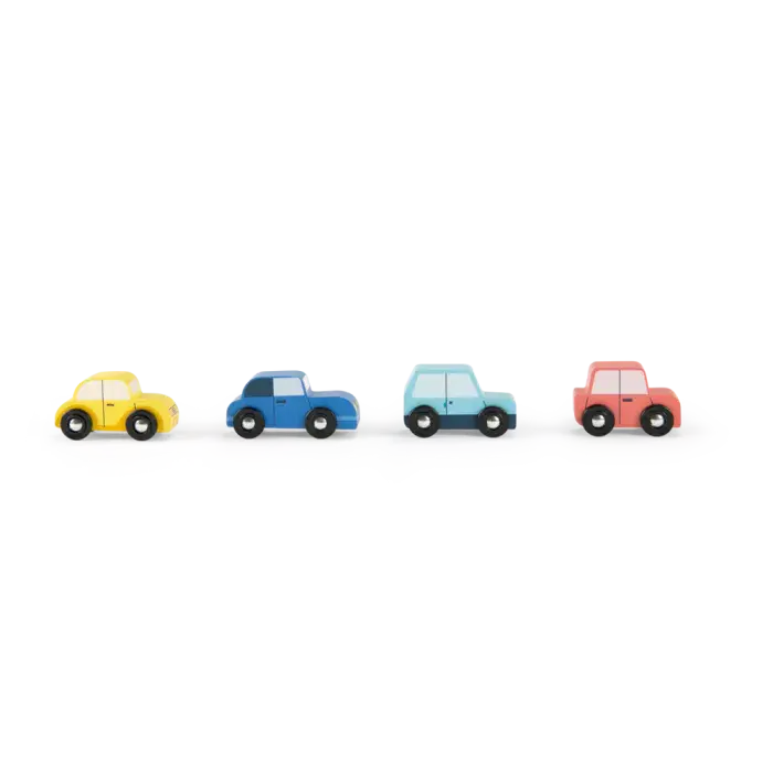 Set 4 coches - Moulin Roty
