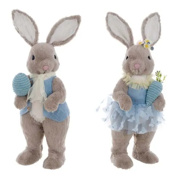 Set de 2 conejitos decorativos