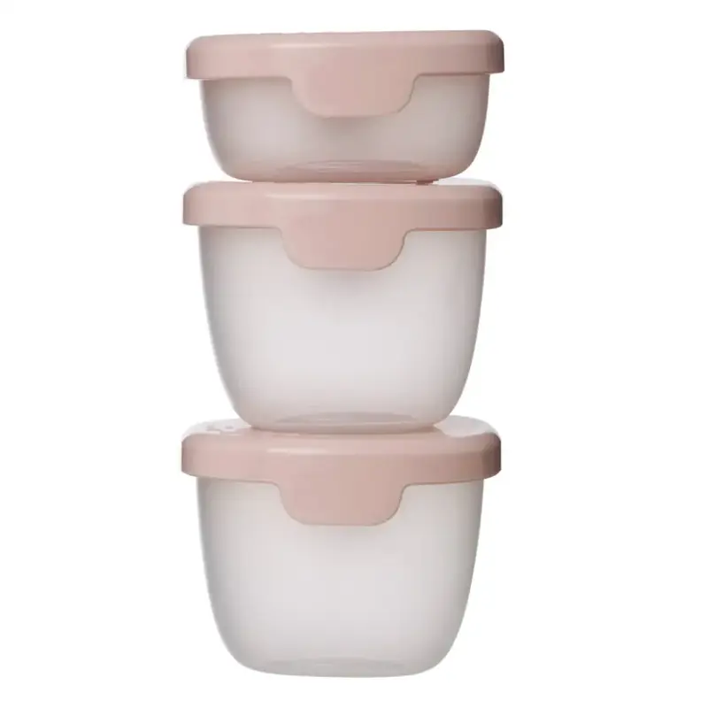 Set de 3 Contenedores Snack Tubes B.box - Berry