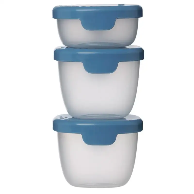 Set de 3 Contenedores Snack Tubes B.box - Ocean