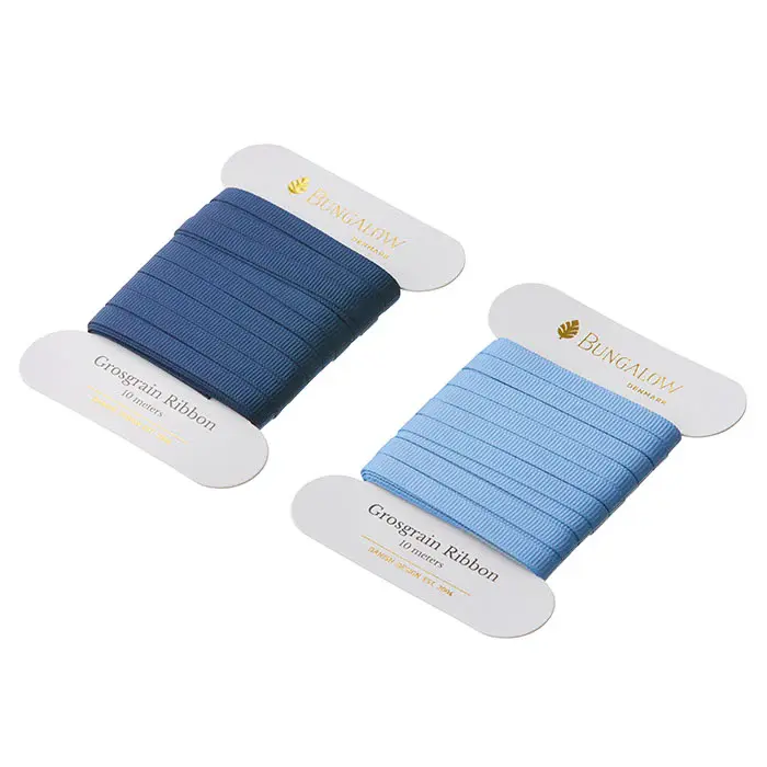 Set de Cintas Grosgrain Azul – 2 Unidades