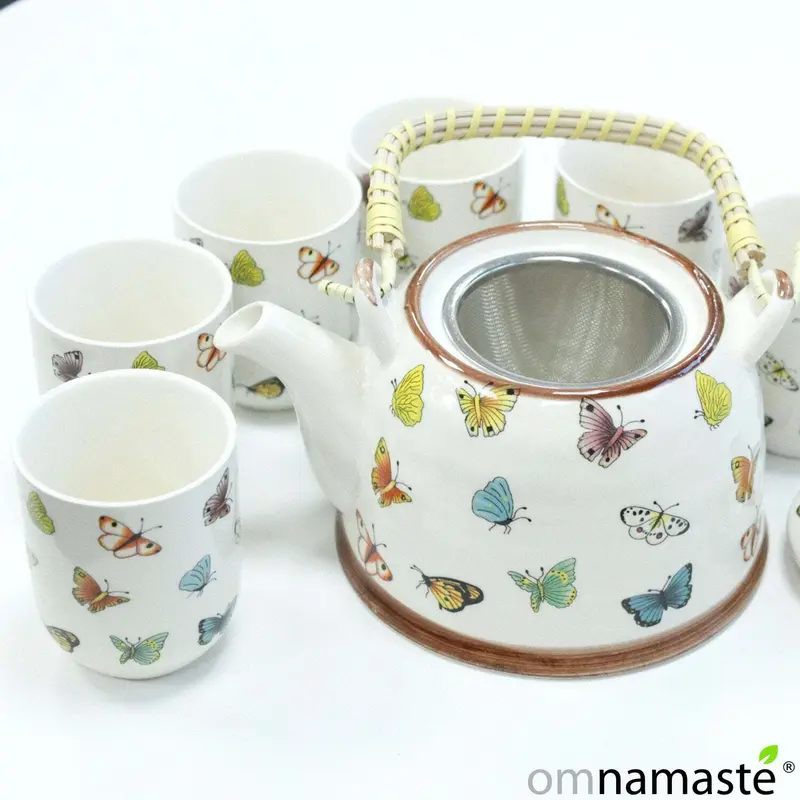 Set de tetera Mariposas