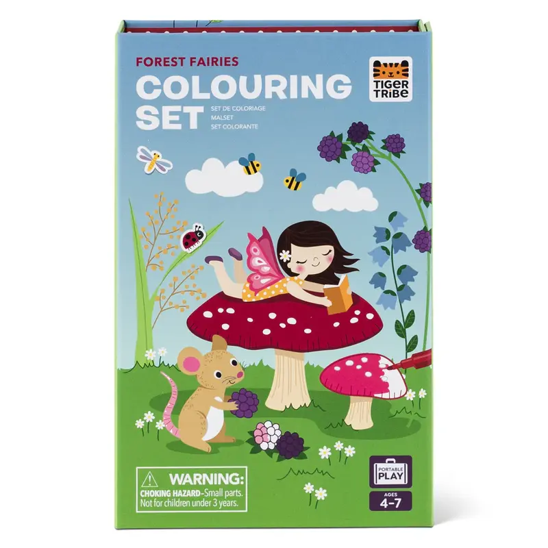 Set para Colorear Hadas del Bosque