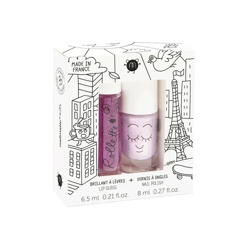 Set pintauñas y brillo de labios Nailmatic