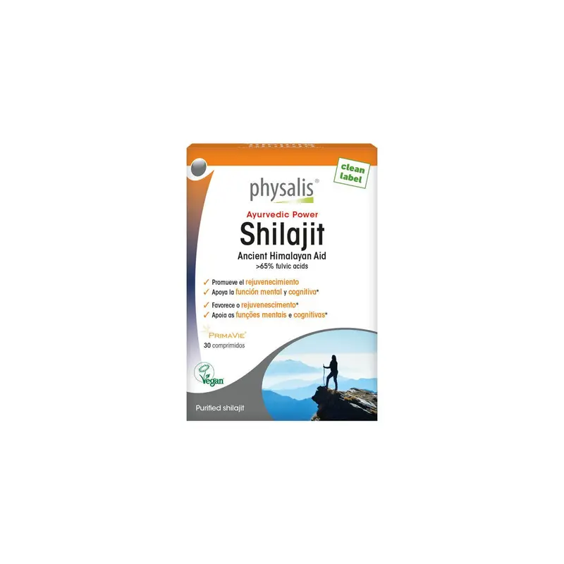 Shilajit vegan - 30 comprimidos - Physalis