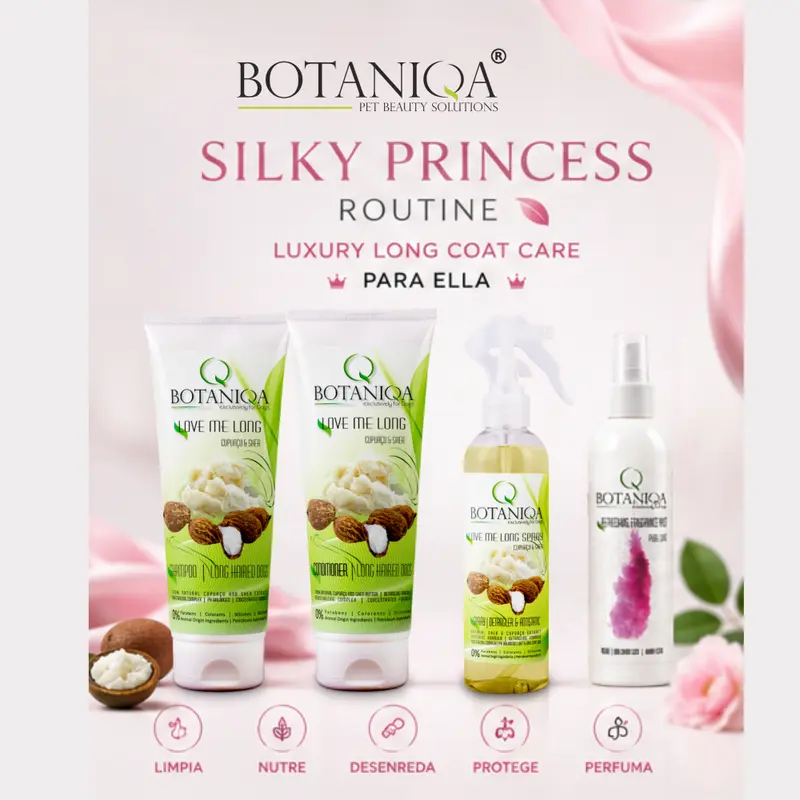Silky Princess Routine – Rutina Premium para Pelo Largo en Perros | Baby Groom