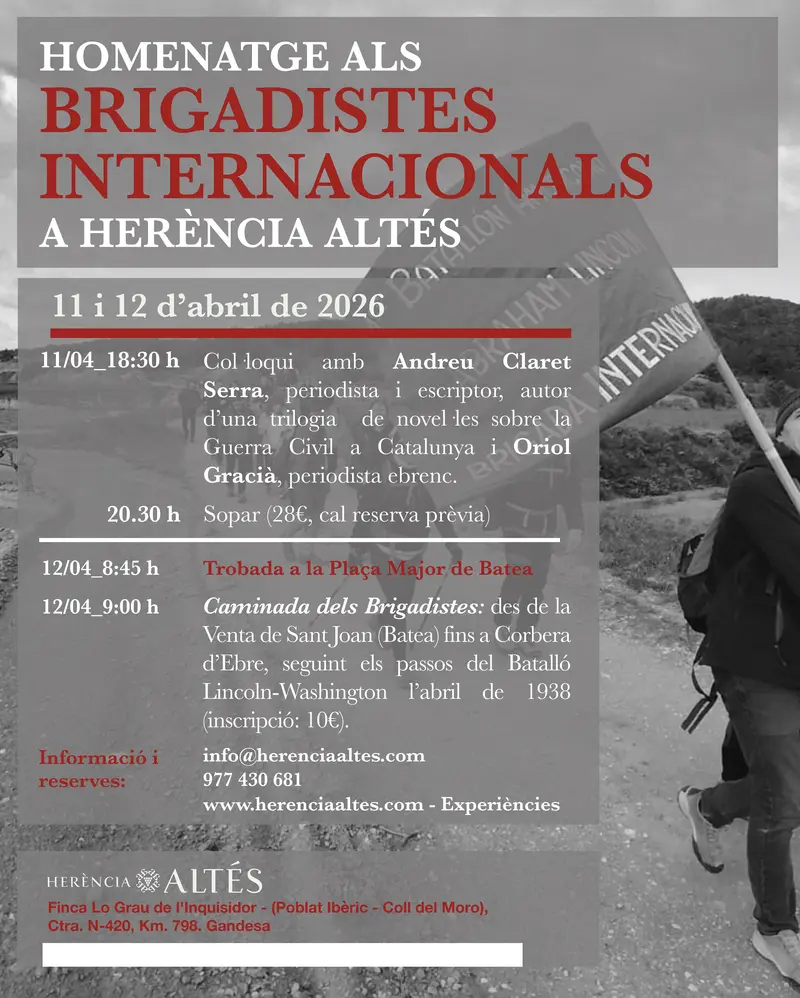 Sopar de germanor - Homenatge Brigades Internacionals