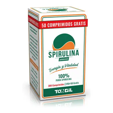 SPIRULINA 300 COMPRIMIDOS 400 MG - TONGIL