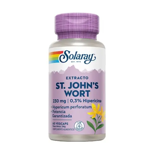 St. John's Wort-60 VegCaps. Apto para Veganos