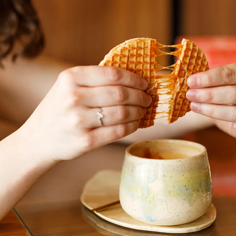 Stroopwaffels clásicas (caja de 10 galletas)
