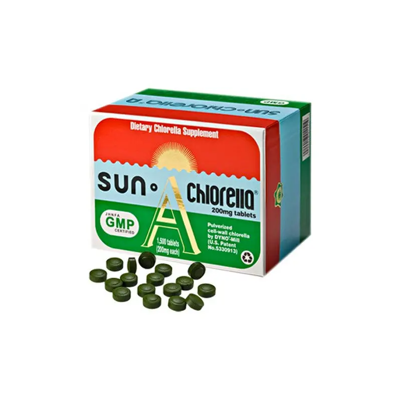 Sun Chlorella 1500 Tab 200 mg - GMP