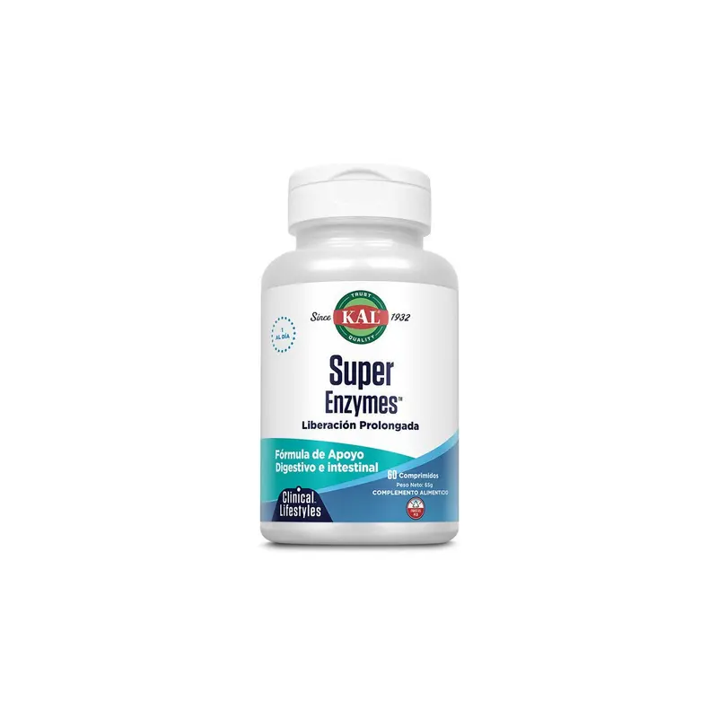 Super enzymes - 60 comprimidos - KAL