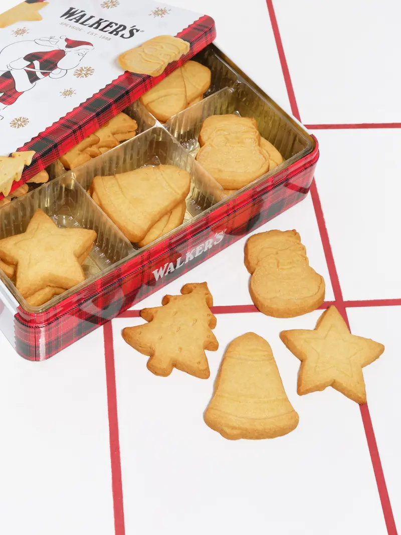 Surtido de galletas caja metalica Santa Claus