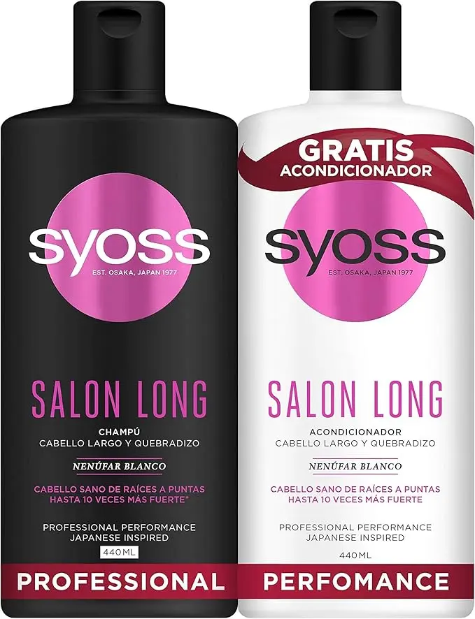 Syoss Pack Cabello Largo Anti-Rotura (Champú 440ml + Acondicionador 440ml)
