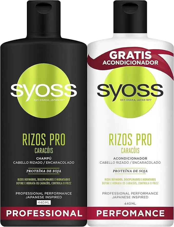 Syoss Pack Rizos Definidos (Champú 440ml + Acondicionador 440ml)