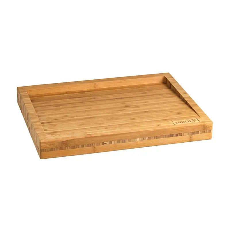 Tabla de cortar de bambú, de 2 caras, grandes - LURCH