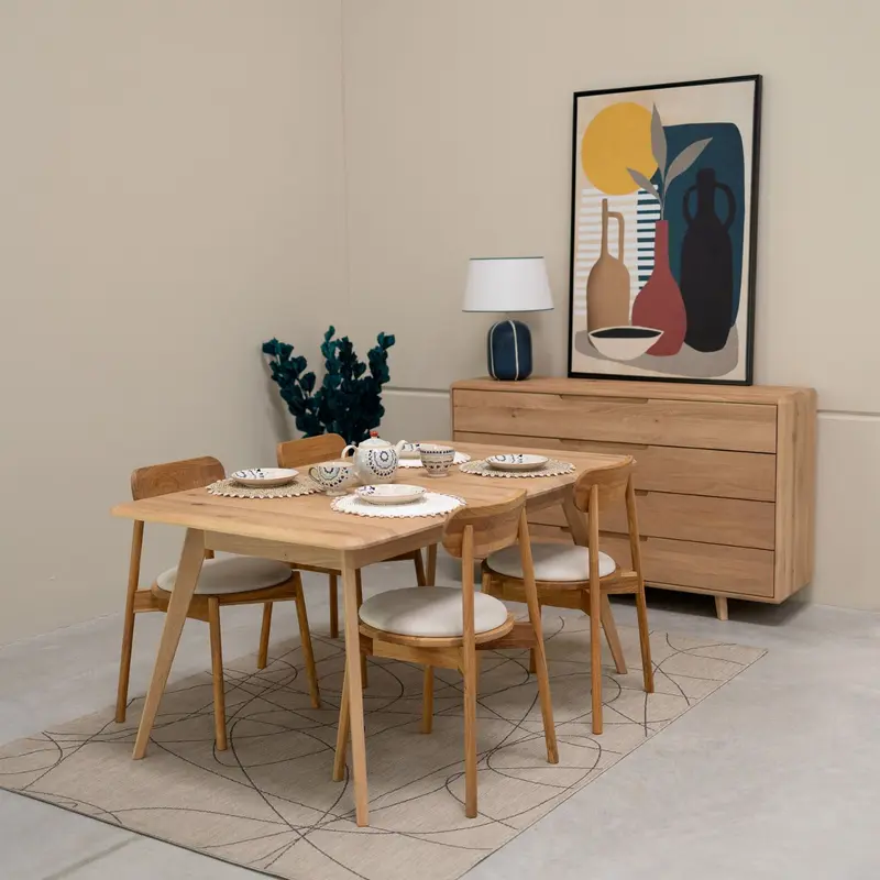 Table à manger extensible en bois massif Suède – NordicStory