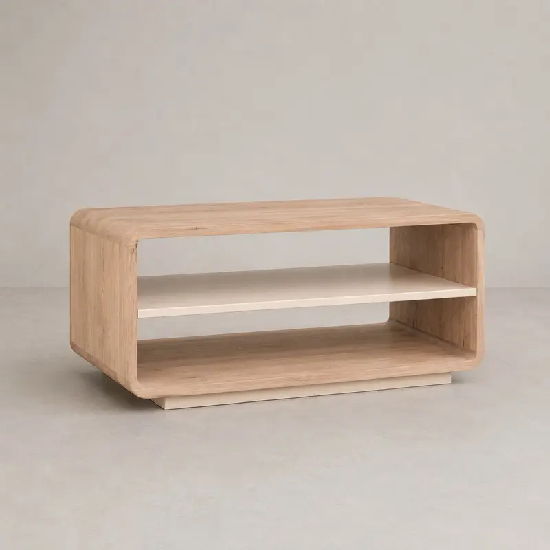 Table basse en bois massif de chêne Oslo - NordicStory